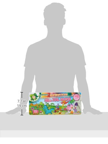 JOLLY Buntstifte Supersticks Kinderfest XXL Box, 48 Stifte in Metalletui, 3000-0494 - 4