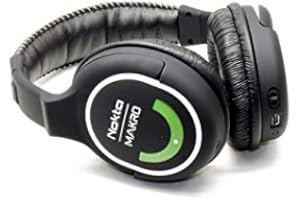 SPACE-SHOP - NOKTA METAL DETECTOR Cuffie Cuffia Wireless Nokta Makro 2.4GHz Green Edition Senza Fili Distanza 10M