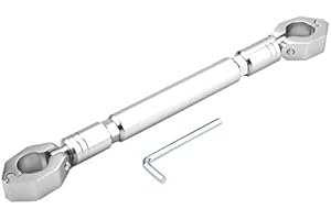 EVGATSAUTO Bilanciere per moto, lega di alluminio Staffa per manubrio per moto Bilancia per manubrio Accessori per moto(Argento)