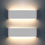 【Material de alta calidad】: esta lámpara de pared para interiores de 12 vatios está hecha de aluminio de alta calidad. Antióxido, anticorrosión, fácil de limpiar. La fuente de luz de la pared es un LED que no parpadea, protege los ojos y tiene un bajo consumo de energía.