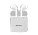 Produktbild Nakalus Mini-In-Ear-Kopfhörer / Headset, kabellos, Bluetooth 4.1, Stereo, magnetisch, Freisprecheinrichtung mit Mikrofon, Hörmuschel für IOS Airpods iPhone 7 / 7 Plus / 6 / 6S Plus, HTC, Sony und Android-Geräte (White)