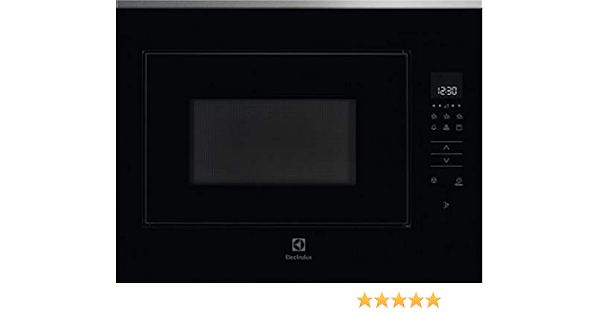 Electrolux KMFD264TEX - Microonde a incasso con griglia integrata in  acciaio inox antitraccia e nero, 26 litri, 900 W : Amazon.it: Casa e cucina