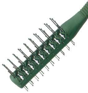 Comair 3020444 Spazzola Piatta setole di cinghiale, file, Nero