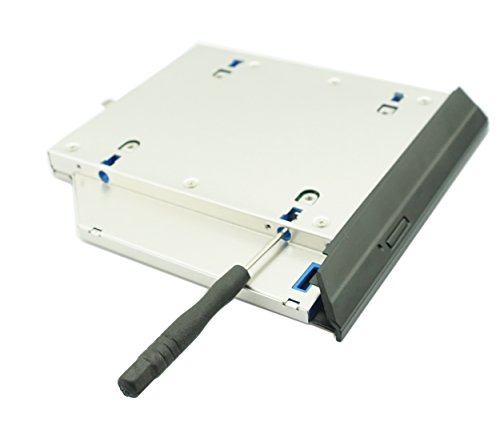 2nd HDD SSD Nimitz Festplattenrahmen für Hp Elitebook 8460 P/B 8470 P/B mit Blende/Einfassung und Halterung - 4
