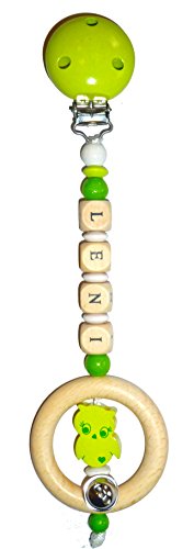 Preisvergleich Produktbild Clipfigur mit Name - Eule mit Herz lemon