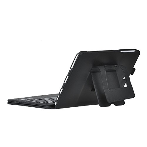 Samsung Galaxy Tab S2 T719 Bluetooth Tastatur [QWERTZ Tastatur]- IVSO mit Standfunction , Abnehmbare Wireless Bluetooth Tastatur Schutzhülle NUR geeignet für Samsung Galaxy Tab S2 T719 20,31 cm (8 Zoll) Tablet-PC, Schwarz - 4