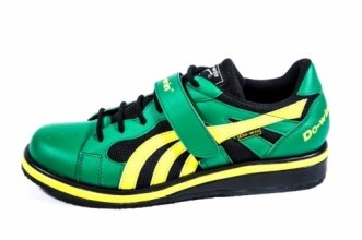 Do-Win weightlifting shoes 'Gong Lu II' (Power), UK 4-15, Green/Yellow (4.5UK)