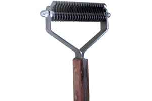 Mars Alcoso® Unterwollstriegel Coat King Professional DOPPELBREIT mit 23 Klingen - mittelgrob