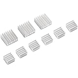 ALLDE Passive Heatsinks for Raspberry Pi 3 Model B for Sticking On 3 x 3sets alu
