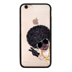 Preisvergleich Produktbild Schutzhülle iPhone 6 6S Tier Hunde Disco – Gel / Silikon