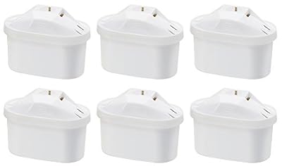 AmazonBasics Cartouche pour carafe filtrante – Lot de 6