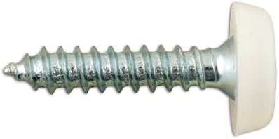 Connect 31546 Number Plate Screw White No 10 x 1 100pc