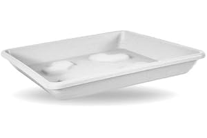 Blim Soucoupe carrée pour pot de fleurs 42 x 42 cm blanc