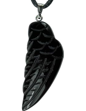 Edelstein-Anhänger, Engelsflügel Onyx