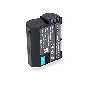 WELBORN EN-EL15 Rechargeable Battery Pack Compatible with Nikon DSLR D810A,D600,D610,D7000,D7100,D7200,D800,D800E,D810,D780,D850,D750,D500,D7500,Z6 II, Z7 II,Z5,Z7,Z6, Nikon1 V1