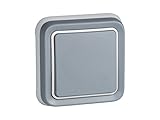 "INTERRUPTOR EMPOTRABLE: La instalación en superficie. Ideal para instalación en exteriores, sótanos, garajes.  "