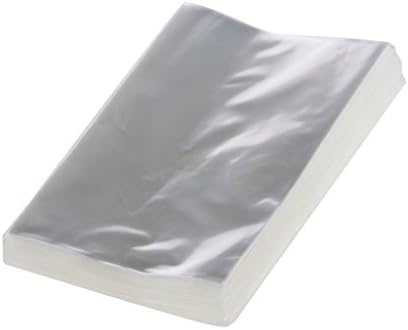 Cals Crafts 50 x Clear cello Display Bags & Gingham Twist Ties for Sweets-Food safe (No Ties, 3" x 5")