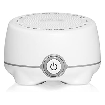 Marpac Yogasleep Whish White Noise Sound Machine 16 Natural Nature & Soothing Sounds with Volume Control, 1.3 kg, White