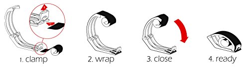 Sendi Schleifklotz, Holz Hand-Schleifblock mit ergonomisches Design. Die bequeme Arbeitshilfe mit intelligenten Schleiffläche und Schleifpapierrolle, basierend auf Standard Schmirgelpapier, 150er Körnung, 38mm - 6