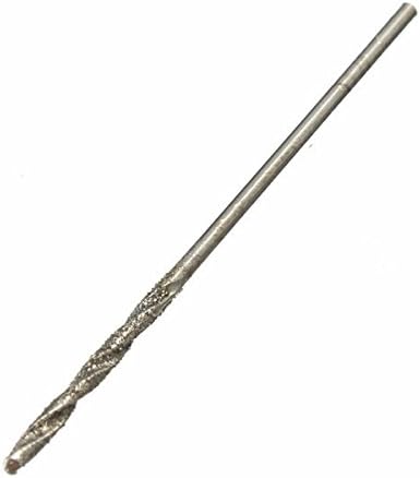 Wishfive 5Pcs 1mm HSS Diamond Tipped Twist Drill Bit Straight Shank Jewlery Bit