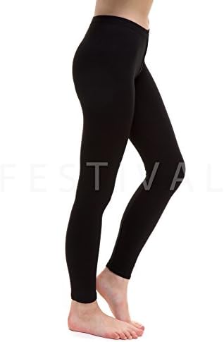 Kids Leggings &amp; Jeggings Girls Pants Teen Full Length &amp; Cropped Children’s Trousers Age 8 – 16 Years (12 - 13 yrs, Black Full)
