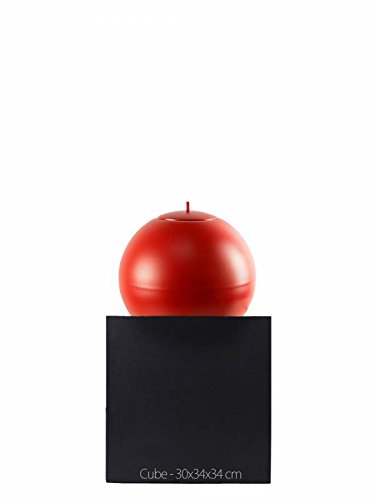 PFLANZWERK® Pflanzkübel Feuerschale PREMIUM EDELSTAHL FEUERKUGEL Rot *INDOOR & OUTDOOR DEKOFEUER* *Rußfrei* *Rauchfrei* *Deutsche Qualitätsware* - 7