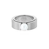 Der elegante Perlenring ist an den Kanten perfekt abgerundet und sorgt für perfekten Tragekomfort. Die Oberfläche ist mattiert und so bietet dieser Schmuck ein angenehmes Hautgefühl.