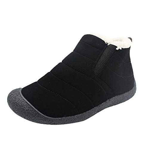 Preisvergleich Produktbild Winterschuhe Herren Worker Stiefel Stiefeletten Schneestiefel Gefütterte DOLDOA