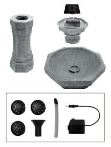 Solaray™ Solar-Vogeltränke „Castille“ mit LED-Beleuchtung - 8