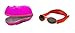 Baby Gift pack Sunglasses case Pink Hippo and Babybanz Red Sunglasses 0-2 years