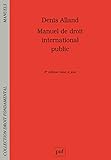 Manuel de droit international public