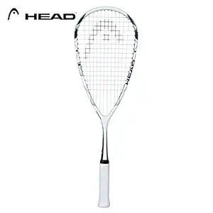 HEAD Microgel 110 Speed Aluminum Squash Racquet , White