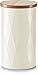 Produktbild Zeller 19321 Vorratsdose m. Bamboodeckel, Rund, Metall, Creme, ca. 12,3 x 12,3 x 20,3 cm