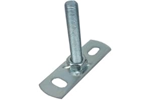 DIRECT CHANNEL M8 x 40mm Male Stud Back Plate (Box of 20)