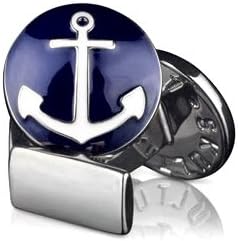 Skultuna Cufflinks Sea Series The Anchor Series Nautica Anchor Silver