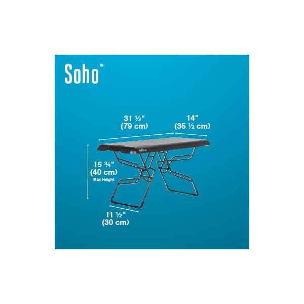Height-Adjustable Standing Desk - VARIDESK Soho - Image 7