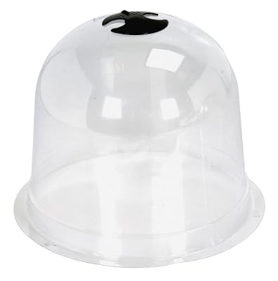 Greengers Lot de 3 Cloches / Serres de jardin Ø 23 cm + piquets de maintien Plantation