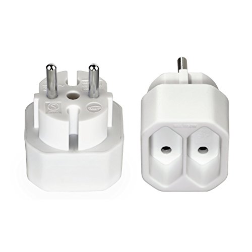 Hama 2x Multistecker (zweifach, Kindersicherung, bis 1150 Watt, Euro-Multiadapter, Doppelpack) weiß - 2