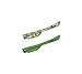 Brow Shaper Hair Removal Dermaplaning Tool Set of 2 Green Chinese Porcelain Print Colletion Pain Free, Safe and Portable. Great for Eyebrows, Peach Fuzz and all Types of Facial Hair