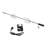 ICOCO 97cm Grillspieß mit Motor für Rotisserie und...