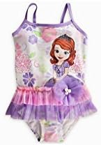 Maillot de Bain Disney Princess Sofia 2/3/4/8 years -  white - 3 Years