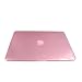 Produktbild Incutex Protector Schutzhülle Cover Case Notebookhülle Hartschale Hartschalenkoffer Crystal Case Etui Tasche MacBook Air 13" / 13,3 Zoll Notebook Hardcase Schutz Hülle Unibody Transparent Pink