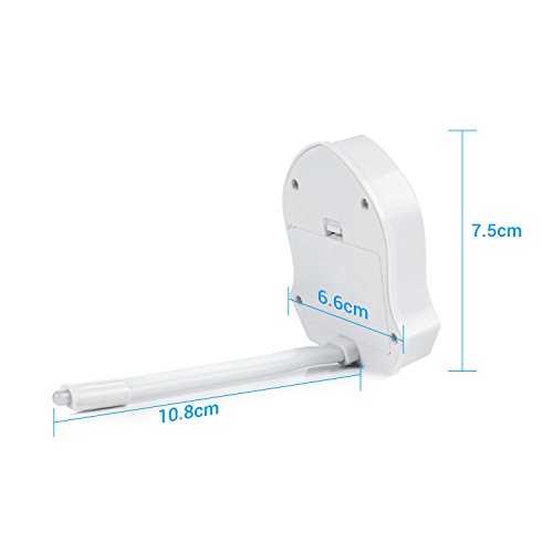 REACHOPE WC Nachtlicht Klobeleuchtung Toilettenbeleuchtung Led mit Bewegungsmelder Toilette Lampe für alle Toilette – 16 Farbewechsel - 5
