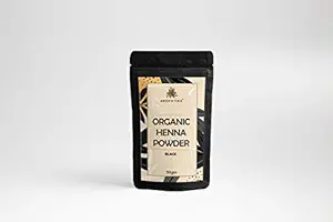 Arotatvika Organic Black Henna Powder of 50gm | For Hair Colour & Conditioning | Chemical Free & Ammonia Free Colour | Powder Hair Color for Men & Women- Pack of 1