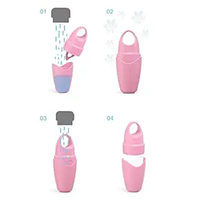 EXPORA Silicone Reusable Cooling Ice Massage Cups Cold Massage Roller Purple