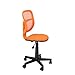 Coavas Comfortable Mesh Back and Seat Office Desk Swivel Chairs (orange)