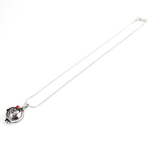 Vampire Diaries Elena Vervain Locket Pendant Necklace 2 colours (Antique silver)