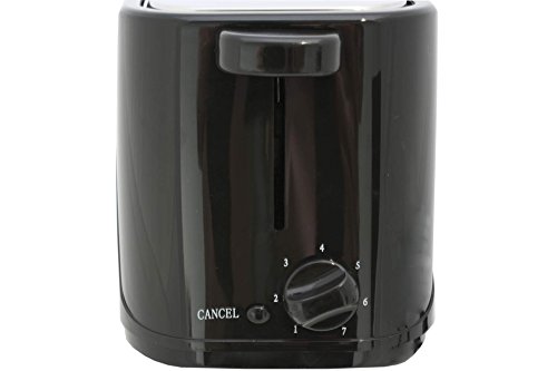 Toaster COOK 4 YOU schwarz mit Brötchenaufsatz 700 W 2 Schei - 4