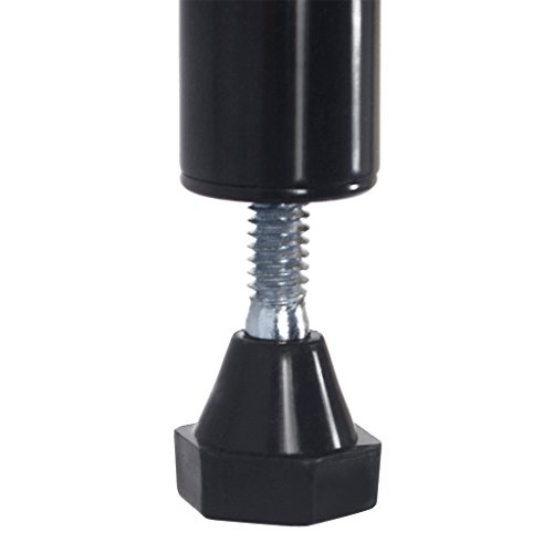 LANGRIA Regal 5 Ablage Regalsystem Modern Steckregal 275 lb Capacität, 60×35,05×150,1cm, Schwarz - 9