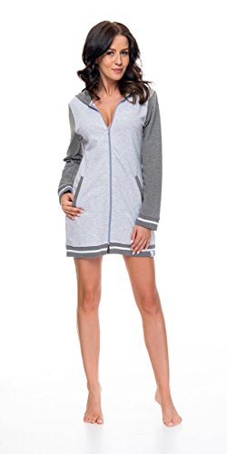 Preisvergleich Produktbild DN Bademantel SWB.9112 Grey melange Gr. L